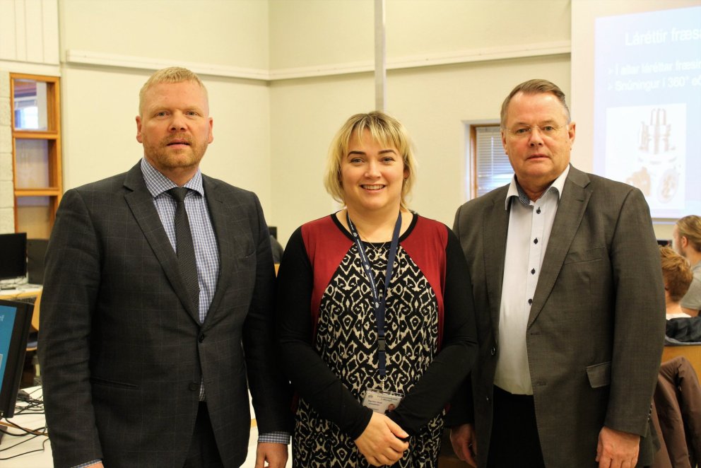 Arnar Páll, Sigríður Huld og Lárus.