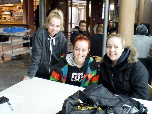 Frá vinstri: Guðrún, Auður og Sóley Kristín.