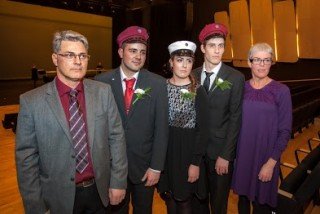 Fjölskyldan frá Dalvík.