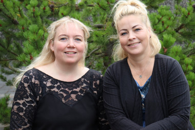 Hrafnhildur Sigurgeirsdóttir og Harpa Birgisdóttir