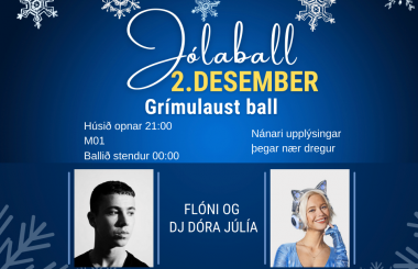Flni og DJ Jla sj um a halda uppi fjrinu.