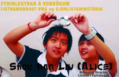 Shok Han Liu me fyrirlestur  dag