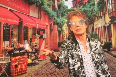 Sjlfur Mick Jagger  einu af verkum listnmsnema.
