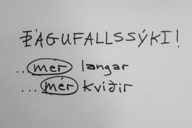 Mars fjallar  hmorskan htt um gufallsskina.