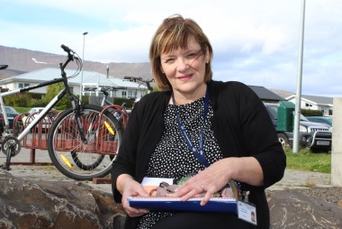 Anna Lilja Harardttir, slenskukennari vi VMA.