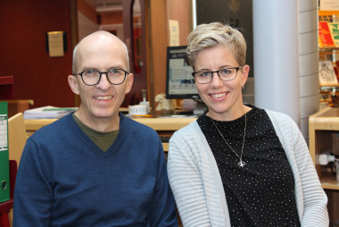Hanna rey Gumundsdttir og Jhannes rnason.