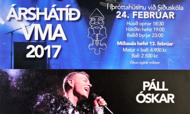 Það stefnir í ósvikna gleði á árshátíð VMA 2017.