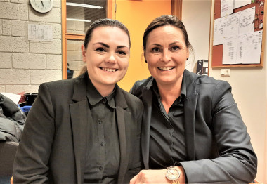 Ingibjrg Bergmann og Heba Finnsdttir.