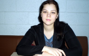Krystsina Tsiutchanka er a ljka stdentsprfi.