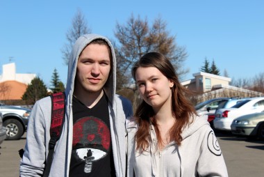 Patryk Kotowski og Margrt Br Jnsdttir.