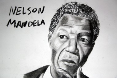 Nelson Mandela, fyrrv. forseti Suður-Afríku.
