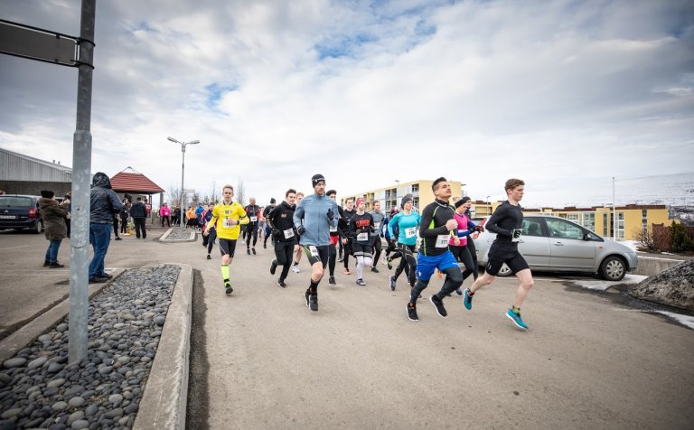Á annað hundrað hlauparar hlupu í Vorhlaupi VMA.