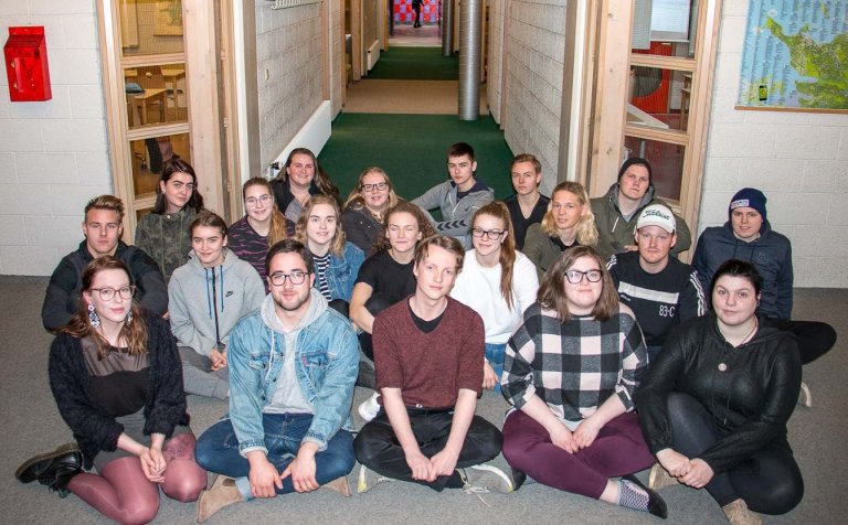 Þessir kraftmiklu nemendur standa fyrir söfnuninni