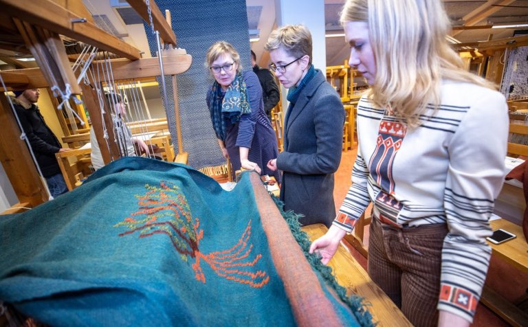 Myndir frá opnu húsi á listnáms- og hönnunarbraut