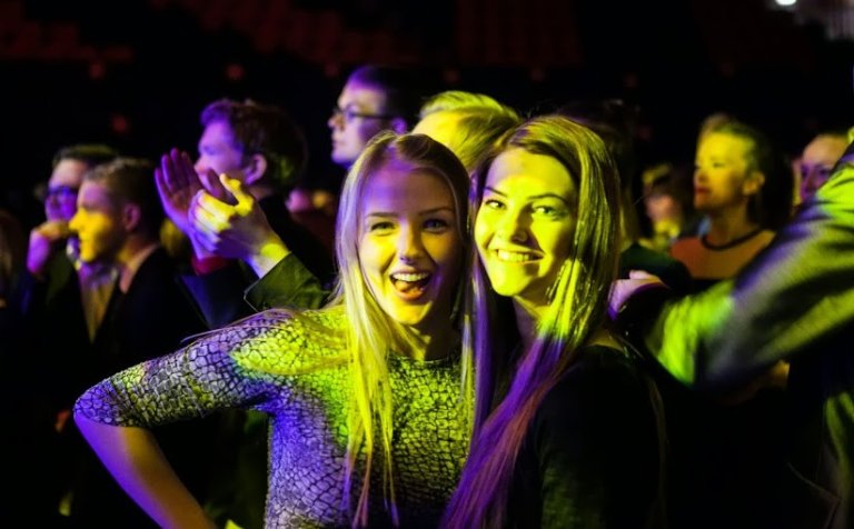 Frá árshátíð VMA 2014.