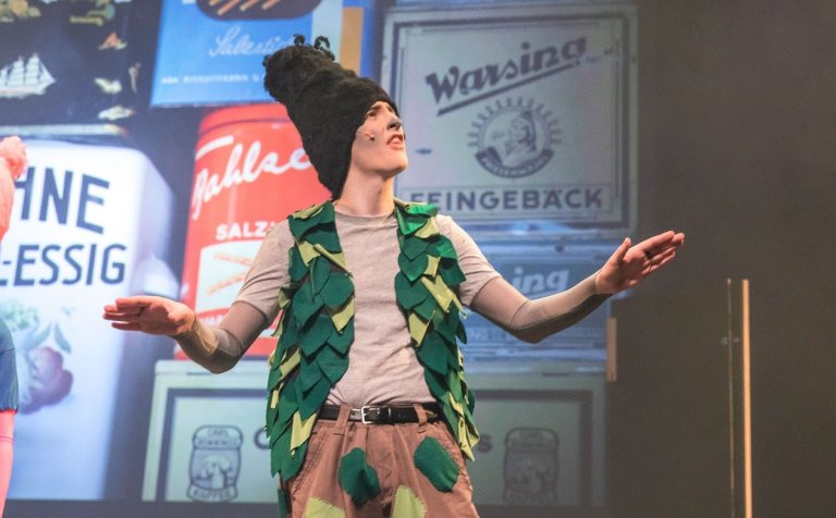 Eyþór Daði Eyþórsson í hlutverki sínu í Tröllum.