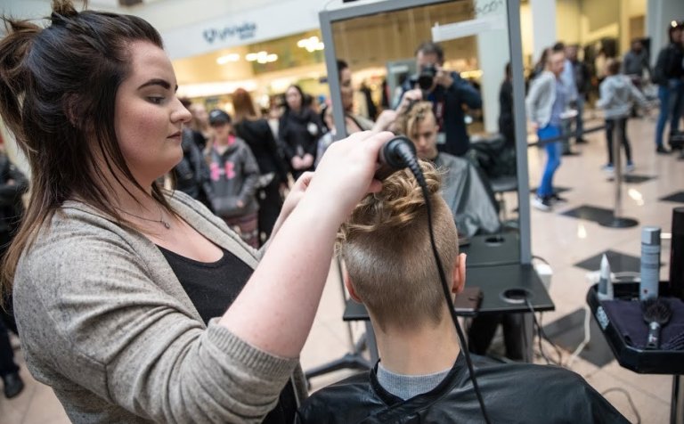 Útskriftarsýningin á Glerártorgi tókst mjög vel.