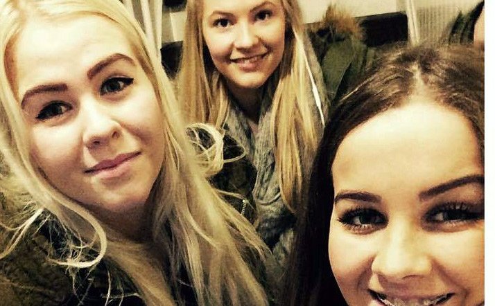 Kolbrún, Bergþóra og Sunna í Randers.