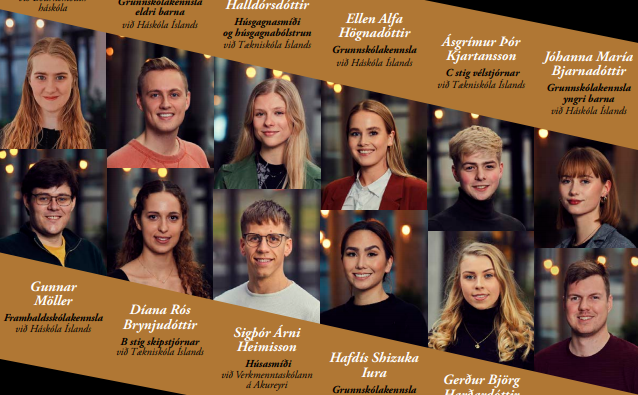 Gerður og Sigþór eru í hópi tólf styrkþega í ár.