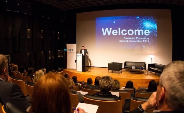 Frá fundinum um fjármálalæsi.