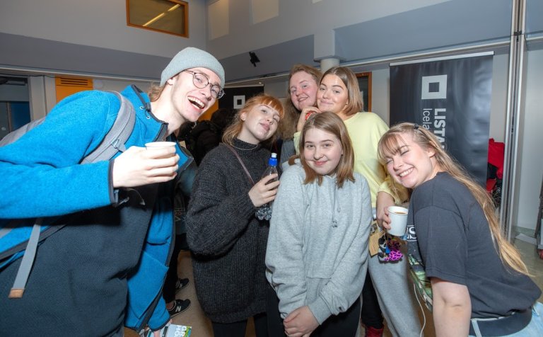 Frá háskóladeginum í dag. Mynd: Hilmar Friðjónsson