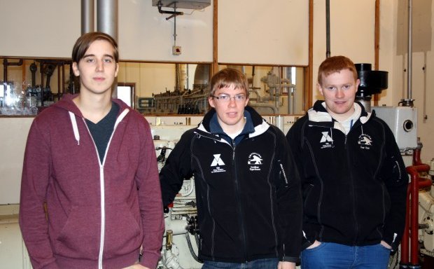 Frá vinstri: Björgvin, Þorlákur og Ívar Dan.