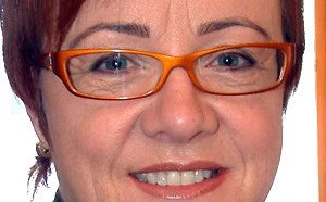 Erna H. Gunnarsdóttir enskukennari.