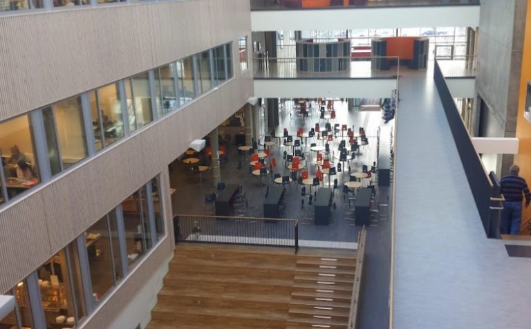 Miðrými Charlottenlund skólans í Þrándheimi.