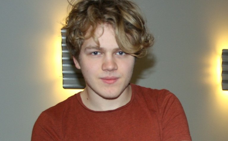 Úlfur Logason, nemi á listnámsbraut VMA.