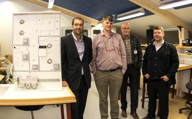 Fulltrúar Rönning og VMA. Mynd: Hilmar Friðjónsson