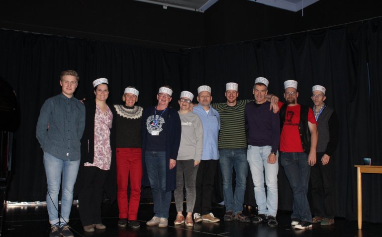 Vígreifir verðlaunahafar ásamt formanni Þórdunu.