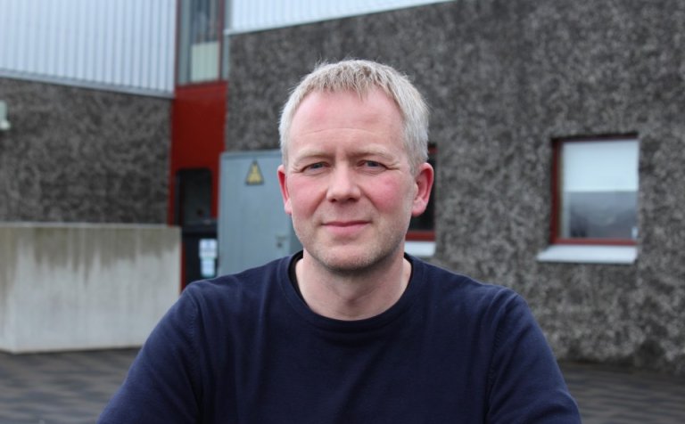 Haukur Eiríksson, kennari í rafiðngreinum.