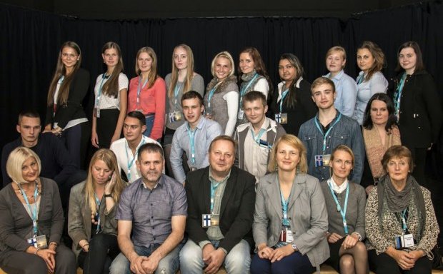 Nemendur og kennarar í Nord+ verkefninu í VMA.