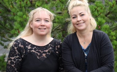 Hrafnhildur Sigurgeirsdóttir og Harpa Birgisdóttir
