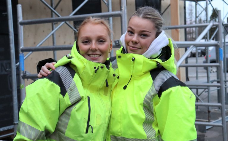 Ylfa Rún og Friðbjörg Anna.