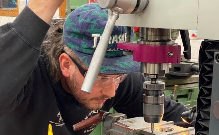 Einbeittur í sveinsprófinu. Mynd: Hörður Óskarsson