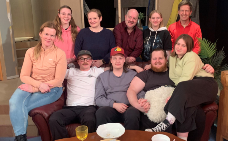 Kunnugleg andlit úr VMA í leikhópnum í Hörgárdal.