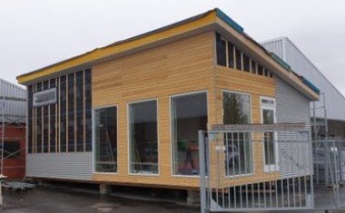 Frístundahús byggt af nemendum í VMA komið í söluferli