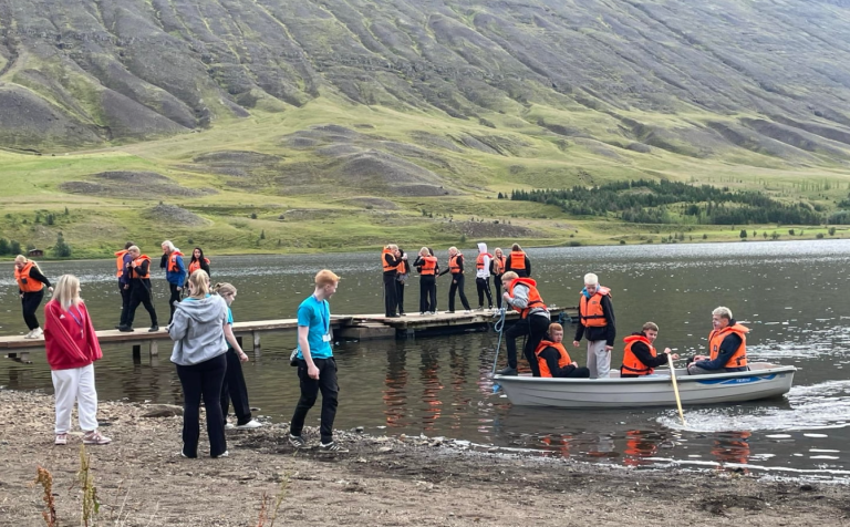 Nýnemaferð á Hólavatni haust 2024