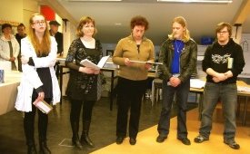 Frá opnu húsi á listnámsbraut