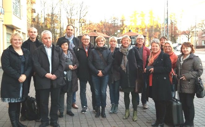 Fulltrúar skólanna sex í brottfallsverkefninu.