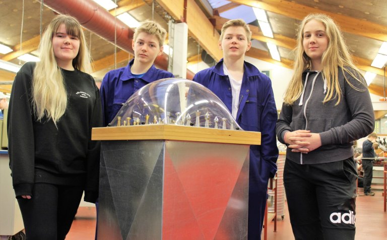 F.v. Þóra Kolbrún, Þórólfur, Ásbjörn og Anna Lind.