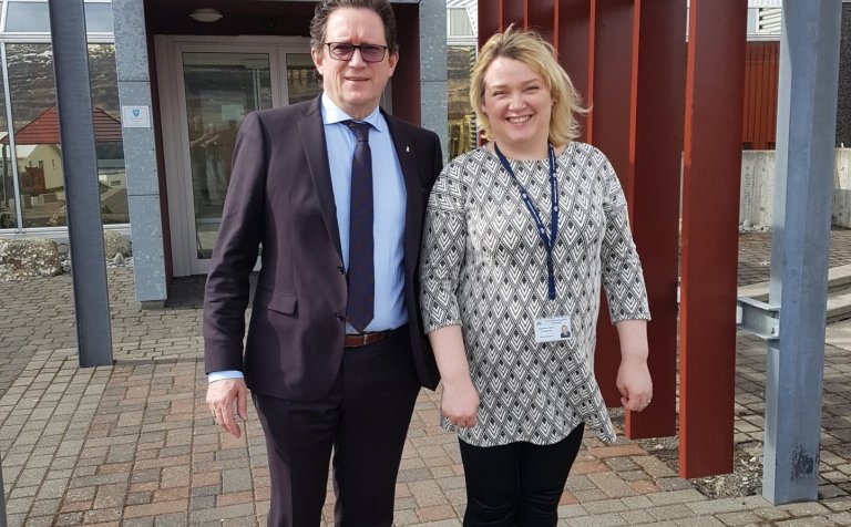 Heimsókn mennta- og menningarmálaráðherra í VMA