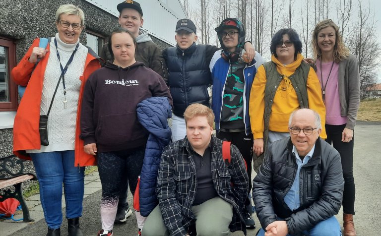 Fulltrúar VMA á hæfileikakeppni starfsbrauta 2023.