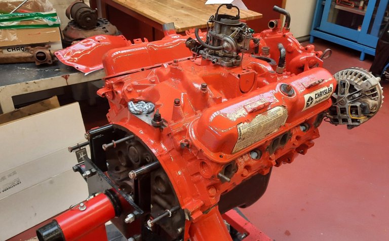 Rauður Bangsamótorinn að fá endurnýjað líf.