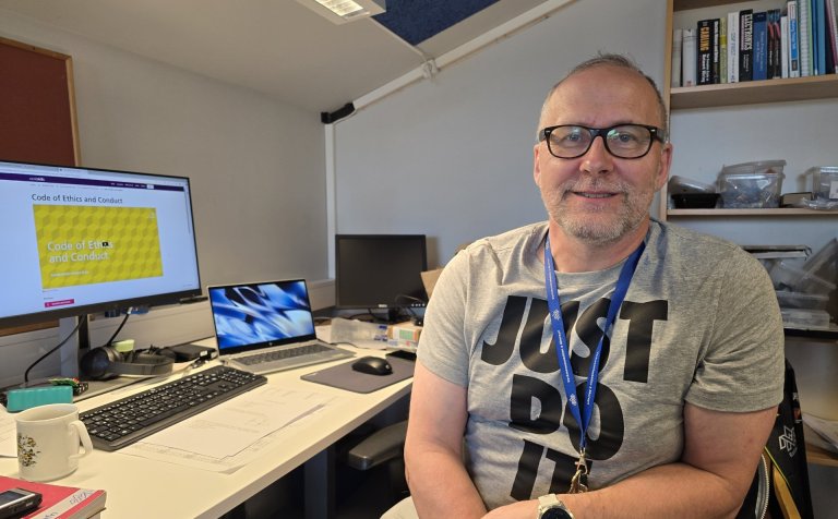 Þórhallur Tómas Buchholz, kennari í rafiðngreinum í VMA.