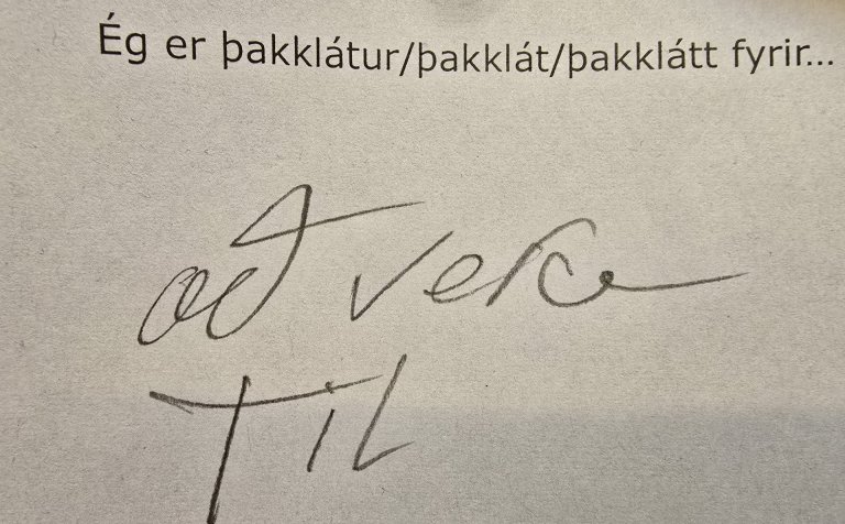 Tilbrigði við þakklæti