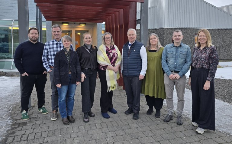 Frá vinstri: Halldór Jón Gíslason, Karl Frímannsson, Laufey Leifsdóttir, Selma Barðdal Reynisdóttir,&hellip;