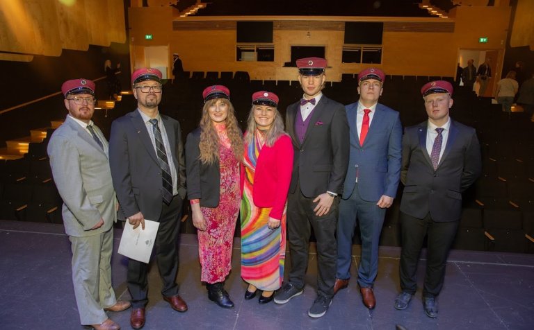 Frá útskrift í VMA maí 2024