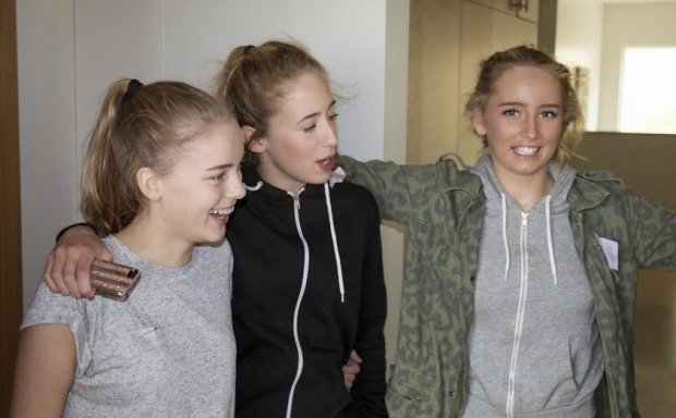 Nýnemarnir skemmtu sér vel.